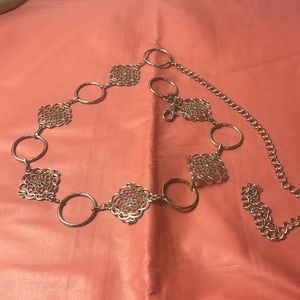 Metal bohemian filigree belt